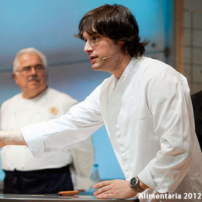 El chef Jordi Cruz en Alimentaria 2012