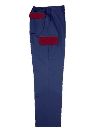 Pantalón bicolor. Serie PT 345, pantalón multibolsillos