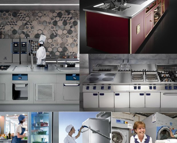 Electrolux Professional. Cocina modular Hornos  Sistemas lavado vajilla Frio almacenaje y Abatidores Maquinaria de procesamiento Sistemas de Lavandería Cocinas Thermalin