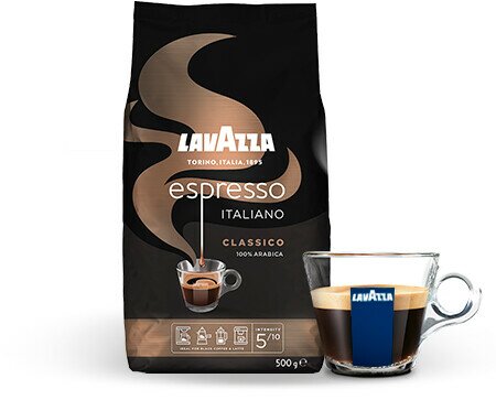 Espresso Italiano . Elaborado con las mejores variedades de café