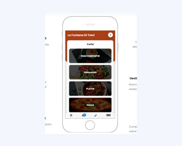 Carta Digital App. Gestiona tus pedidos en restaurante o a domicilio en unos minutos