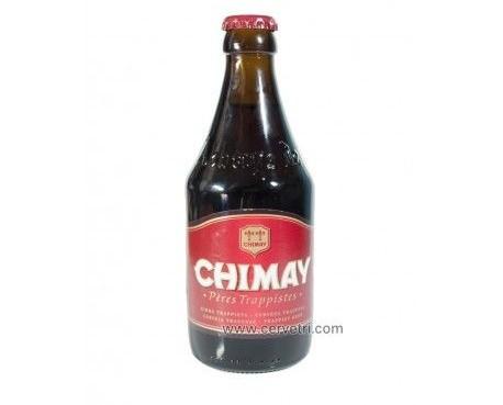 Cerveza Chimay Roja. Estilo Abadia Trapense, 33cl