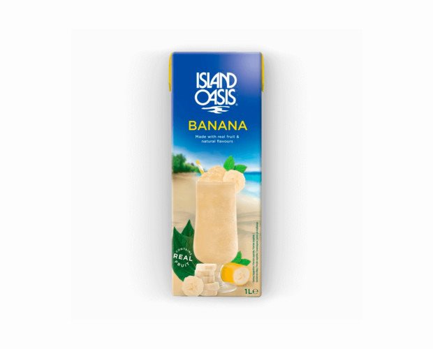 Banana. Fabricamos nuestra mezcla con plátanos maduros y un toque de azúcar real