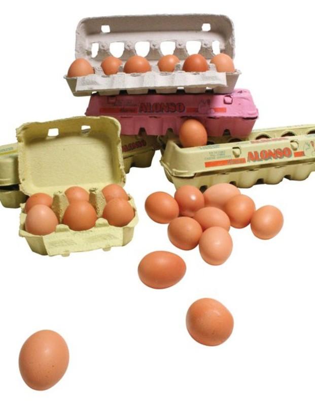 Huevos frescos. Huevos frescos de gallina