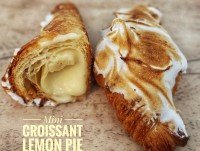 Bollería Congelada. Mini croissant de lemon pie