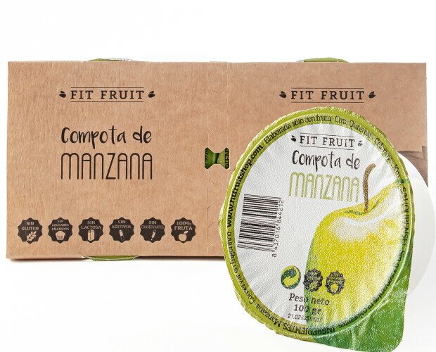 COMPOTA MANZANA PACK 2 FIT FRUIT. COMPOTA MANZANA PACK 2 FIT FRUIT