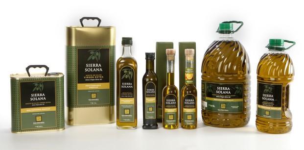 Sierra Solana. Familia de productos de la marca Sierra Solana AOVE