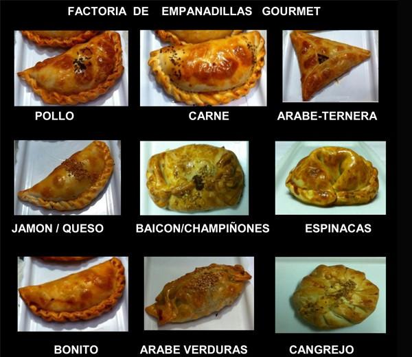 Empanadillas Gourmet. Variedad de empanadillas