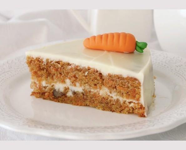 Tarta de zanahoria y crema de queso. Exquisita tarta