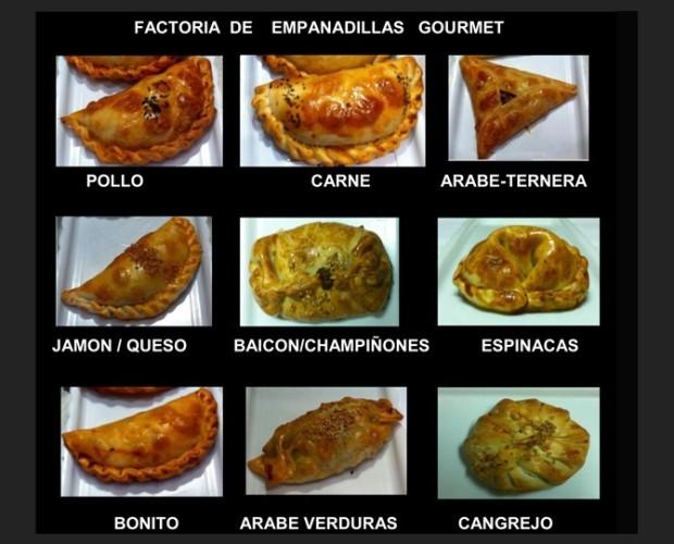 Empanadillas Gourmet. Variedad de empanadillas