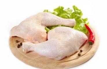 Pollo Congelado.Cuartos de pollo de 350 gramos
