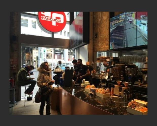 Cafe Pascucci Milan. Nuestras mismas cafeterías con nuestro mismo café