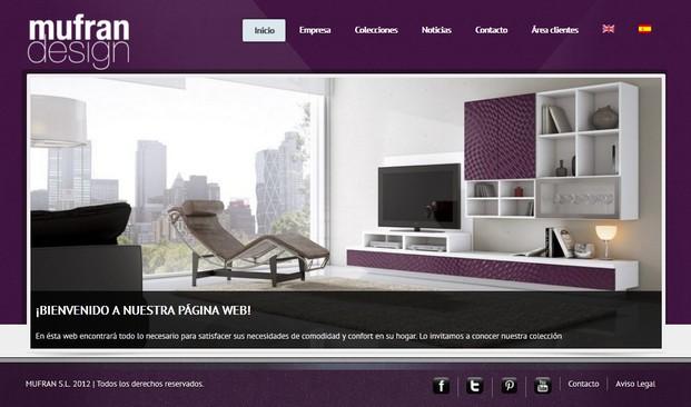 Diseño Web. Realización de página web para Mufran