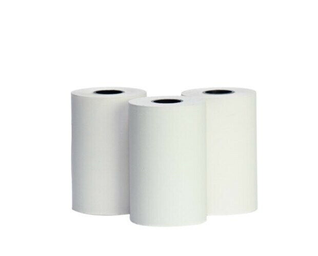 Rollos de papel para impresoras. Rollos de papel térmico ZINTA 57 mm/18 m, tubo 12 mm, BPA free