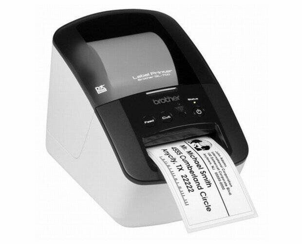 Impresora de etiquetas. Impresora de etiquetas Brother QL-700, 300DPI, cortador automático