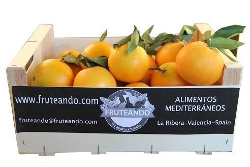 Caja Naranjas. Frutas frescas