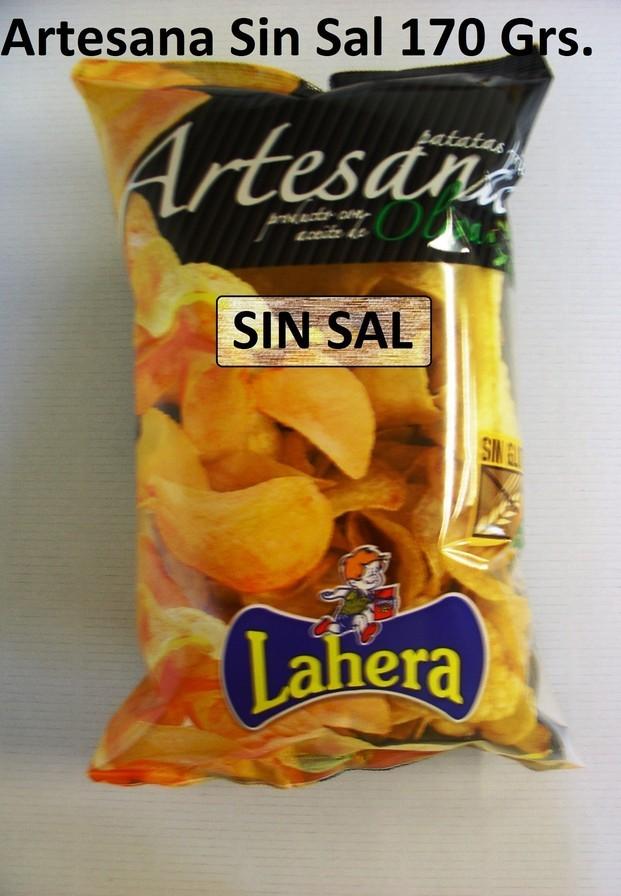 Artesana Sin Sal 170 Grs. Patata Frita Artesana Elaborada con Aceite de Oliva 100%