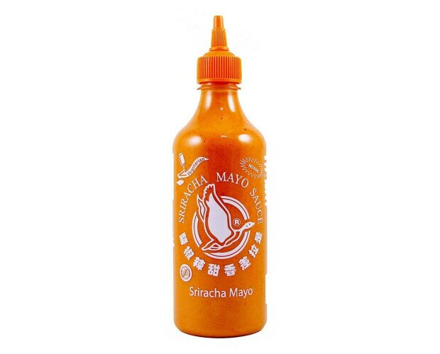 Sriracha mayoo. Salsa irresistible que combina lo mejor de la mayonesa con la salsa Sriracha