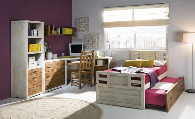 Dormitorio juvenil. Dormitorios juveniles elaborados en madera