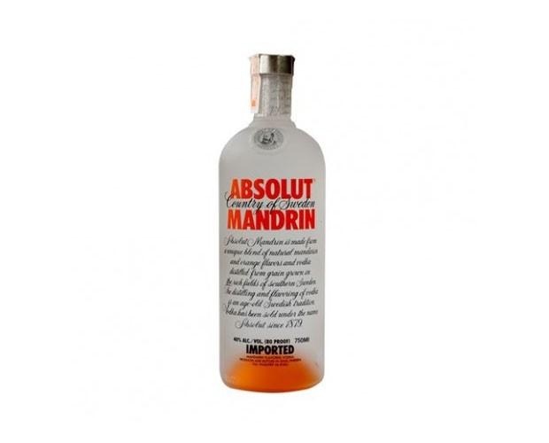 Vodka Absolut Mandarin. Botella de 1 litro