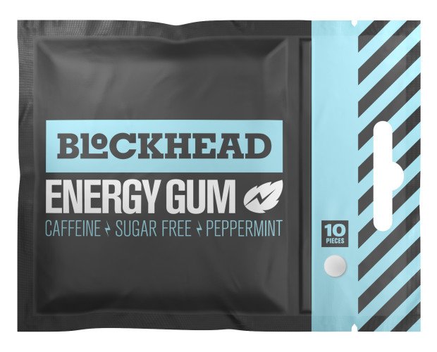 Blockhead ENERGY GUM. chicle energetico con cafeina, ginseng y vitaminas. Cada chicle lleva tanta cafeína como un expresso y te pondrá en marcha en 5 minutos !...