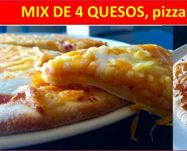 Mix 4 Quesos. Mix 4 Quesos para pizzas, nachos, patatas...
