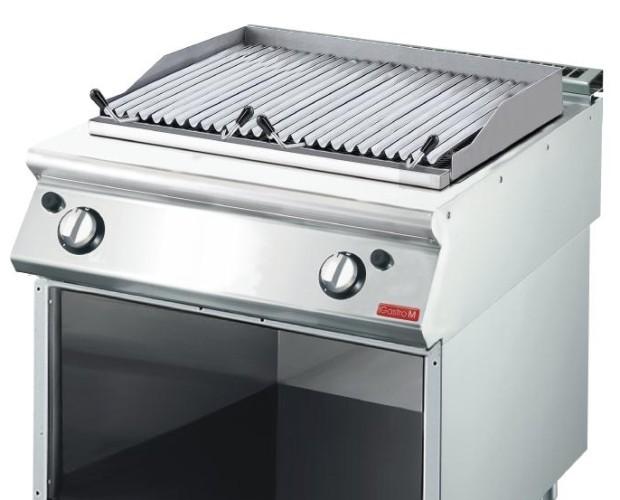 Grill. Grill roca volcánica a gas