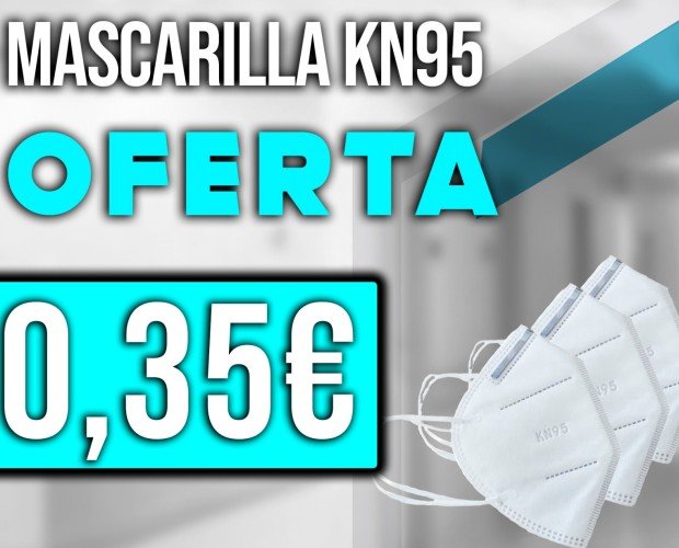 Mascarillas KN95. Mascarillas KN95 en stock Madrid  Precio 0,35€