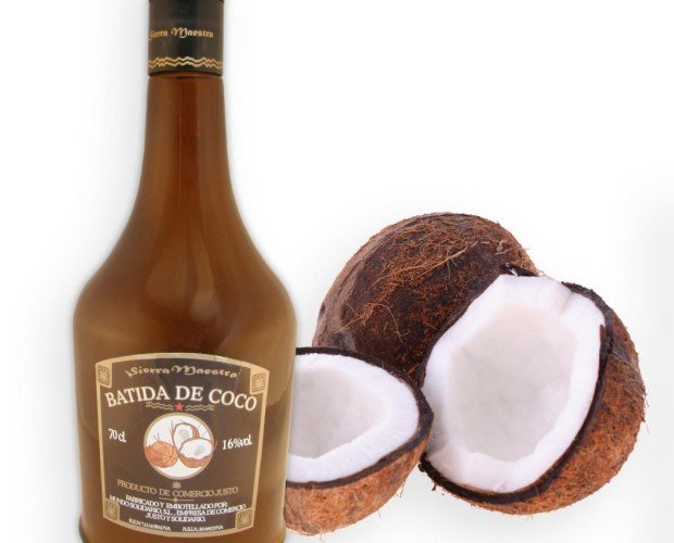 Batida de Coco. A base de leche desnatada y extractos naturales de coco