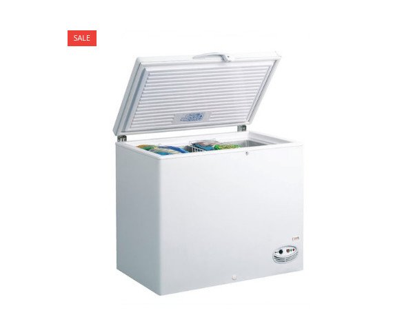 Arcón Congelador THC 420 LC. No cuenta con compartimentos para separar alimentos