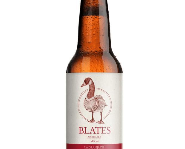 Goose Blates. Es una Winter Ale con un color más rojizo, y espuma persistente