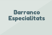 Barranco Especialitats