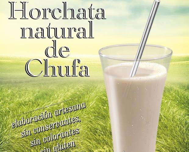 Horchata artesana. Horchata de Chufa, sin colorantes, botella de 1L.