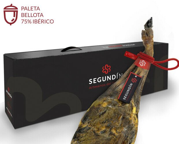 Paleta de Bellota 75% Ibérico. Paleta de bellota, procedente de cerdos criados en dehesas de la Sierra de Aracena.