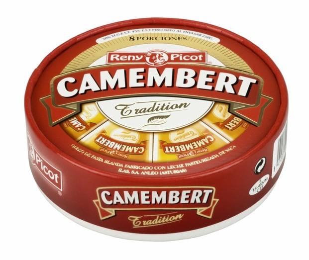 Camembert. En formato de 8 porciones