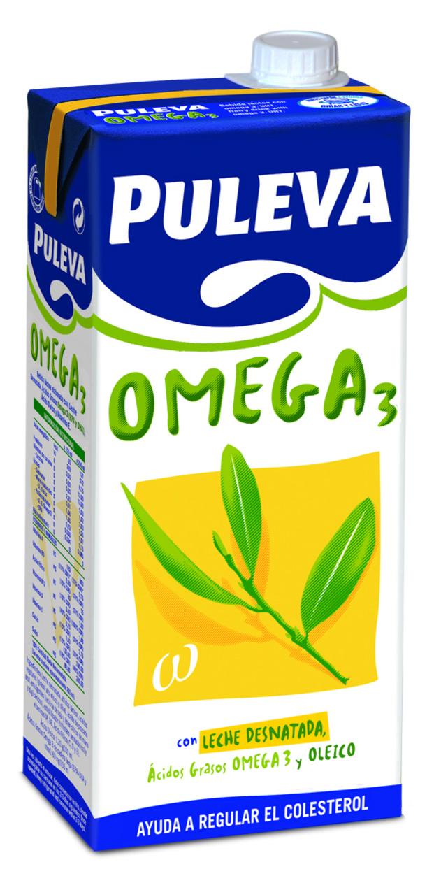 Leche con omega 3. Leche Puleva con omega 3 y oleico