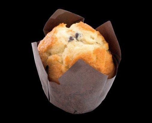 Muffin. Con pepitas de cacao