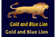Gold and Blue Lion