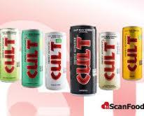 Bebida energética CULT. La ofrecemos en varios sabores, consúltenos