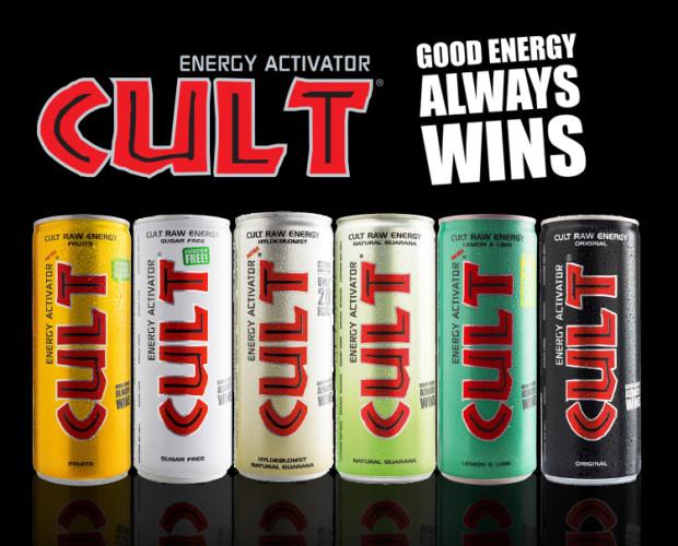 Cult Raw Energy. Bebida energética en varios sabores.