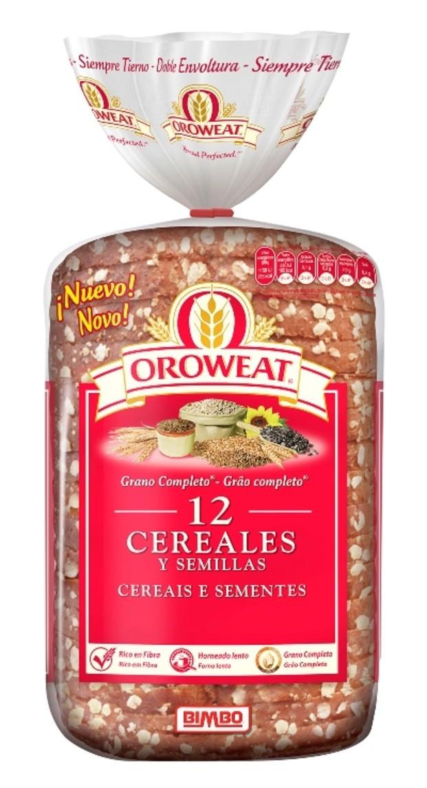 Oroweat 12 cereales. Oroweat una mezcla exclusiva de cereales y semillas