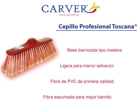 Cepillo Pro. 130 g. de fibra Mango de acero reforzado
