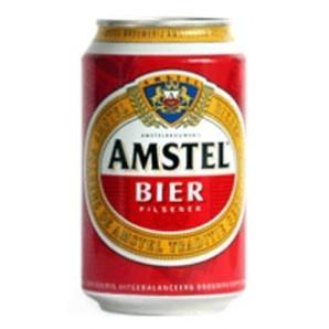 Cerveza Amstel. Variedad de cervezas de importación
