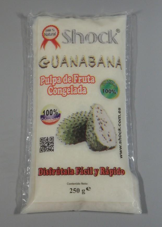 Pulpa de Guanabana. Pulpa de fruta congelada 100% natural