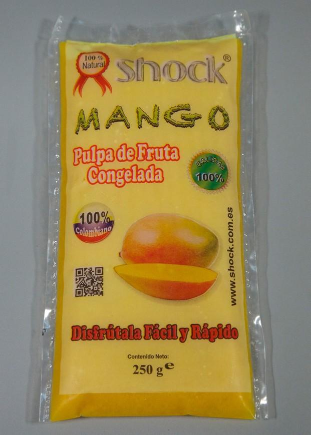 Pulpa de Mango. Pulpa de fruta congelada de Mango 100% natural