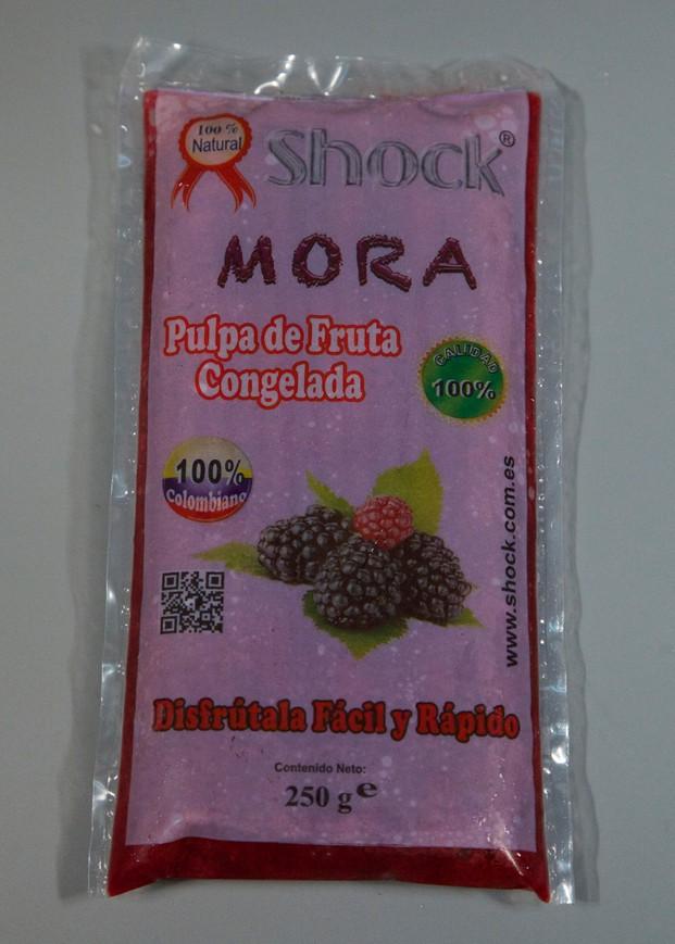 Pulpa de Mora. Pulpa de fruta congelada de Mora 100% natural
