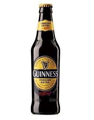 Cerveza Guinness. Cerveza irlandesa en botella