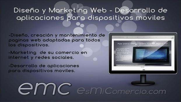 Diseño y marketing. Diseño web y marketing online