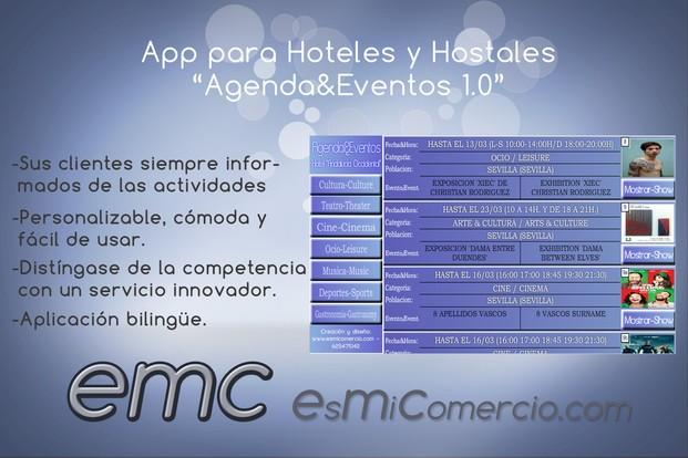 Agenda y Eventos. Imagen de nuestra app Agenda&Eventos