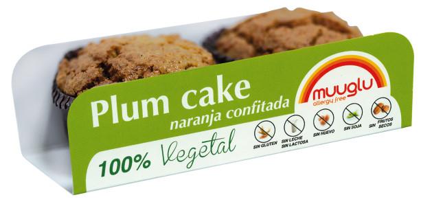 Plum Cake Muuglu. Packs 2 unidades. 120 gr